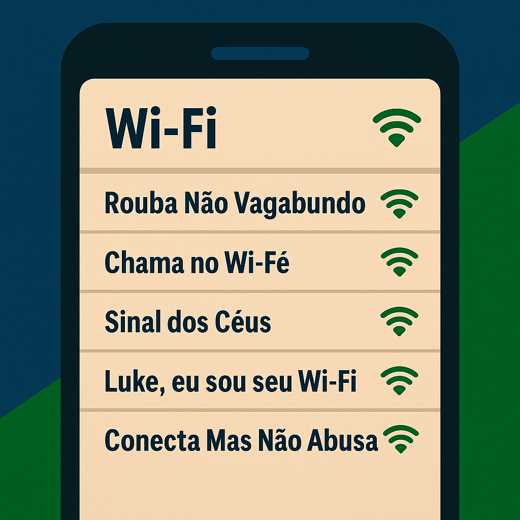 A Criatividade Infinita Para Nomes de Wi-Fi em Casas Brasileiras: Um Show de Bom Humor e Gênio Popula