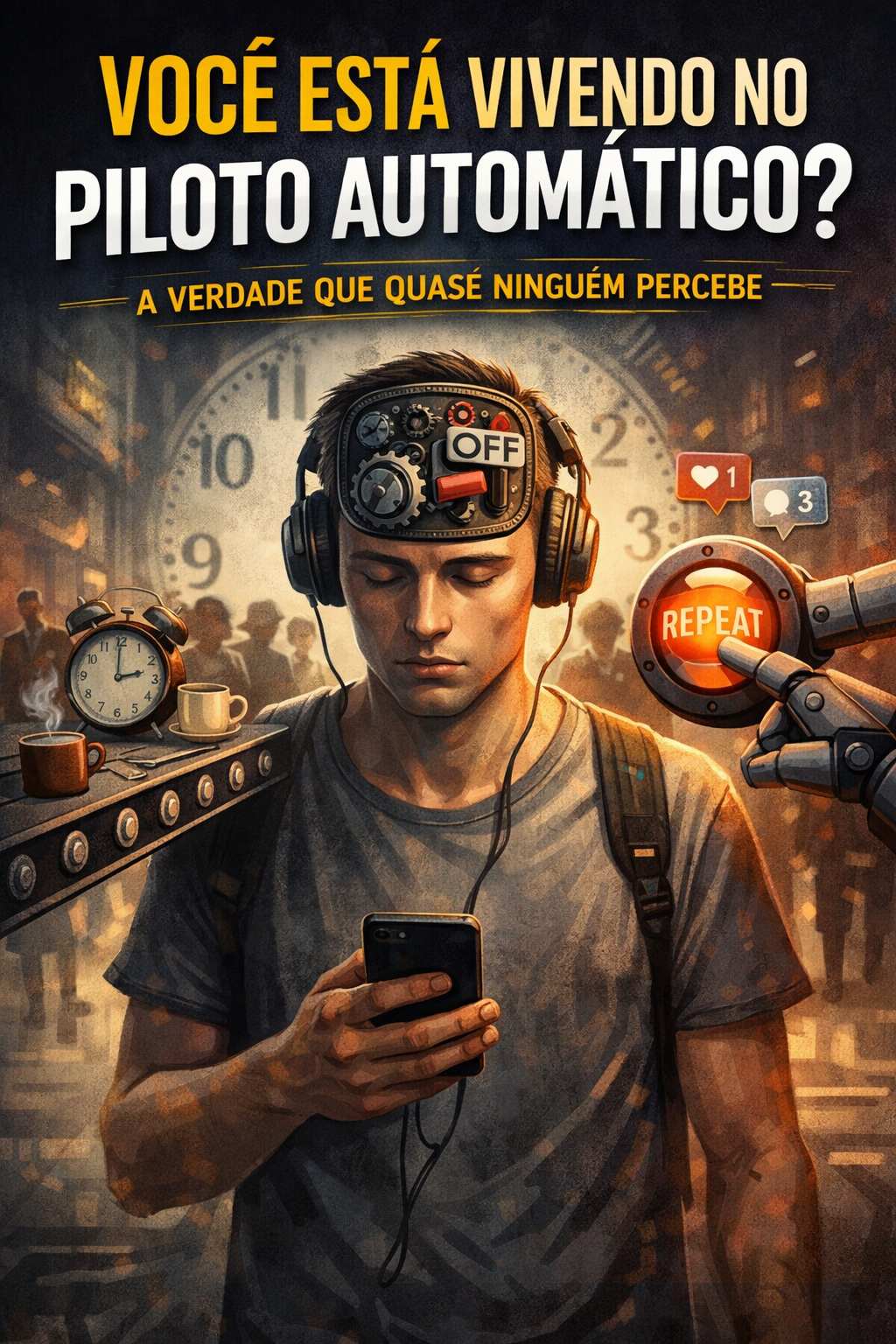 Você Está Vivendo no Piloto Automático? A Verdade Que Quase Ninguém Percebe