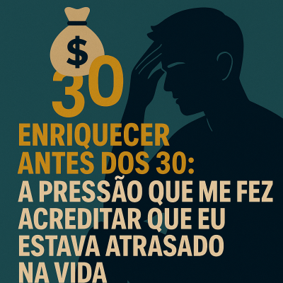 Enriquecer Antes dos 30: A Pressão Que Me Fez Acreditar Que Eu Estava Atrasado na Vida