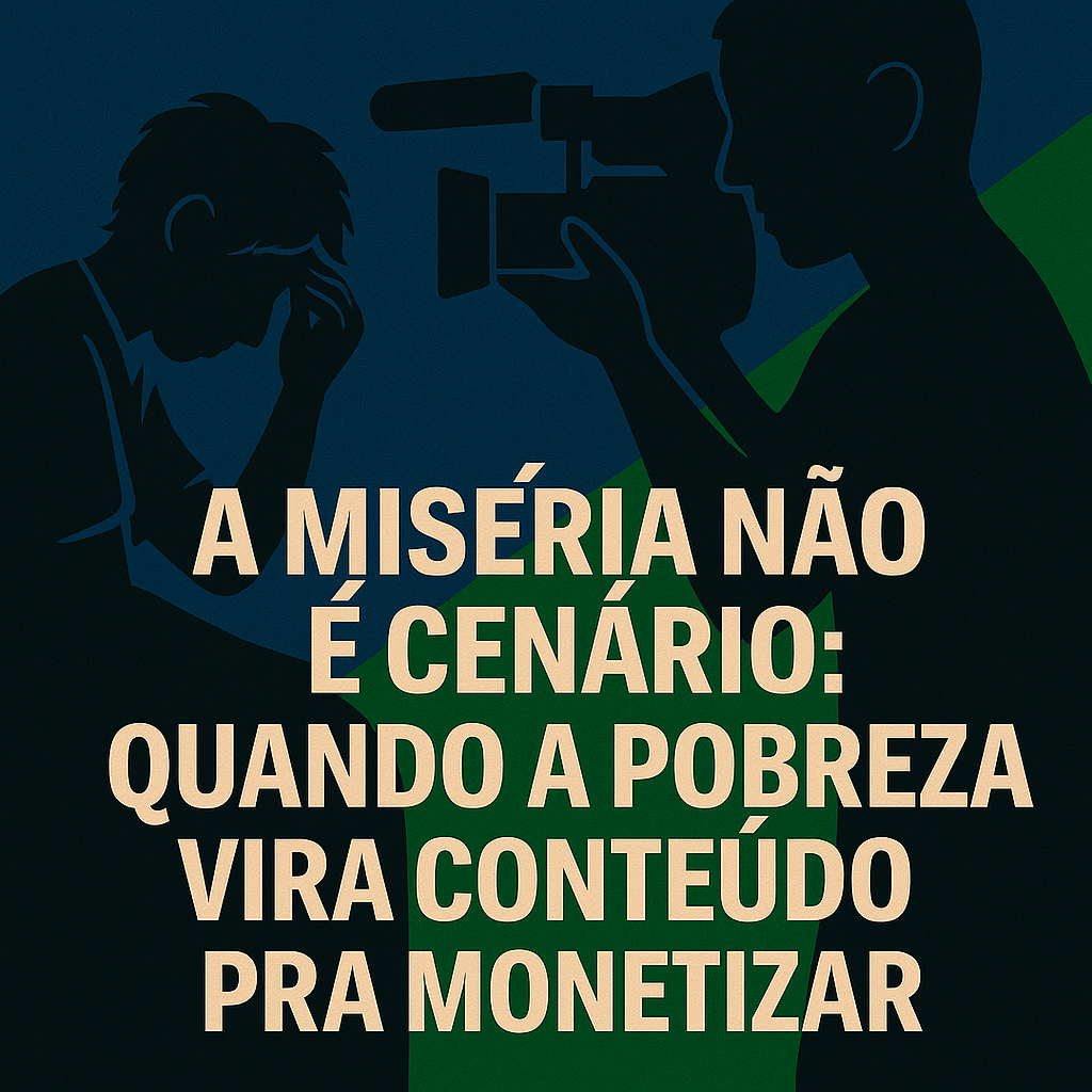 A Miséria Não é Cenário: Quando a Pobreza Vira Conteúdo Pra Monetizar
